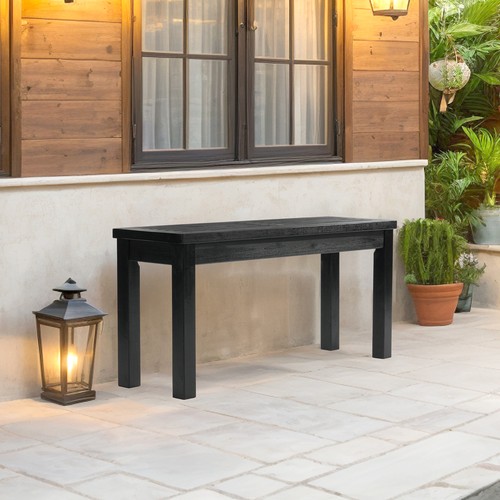 40in wood porch bench backless - bench,